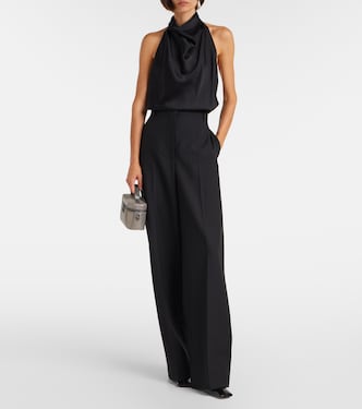 Top de satén con cuello halter | Stella McCartney