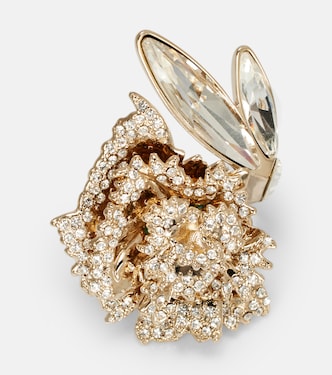 Ring Carnation mit Kristallen | McQueen