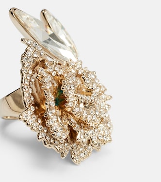 Ring Carnation mit Kristallen | McQueen