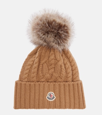 Logo羊毛与羊绒便帽 | Moncler