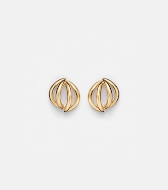 Ohrringe Abstract Line Small, 10kt vergoldet | Jennifer Fisher