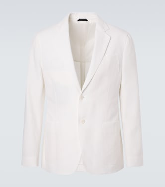 Upton linen canvas blazer | Giorgio Armani