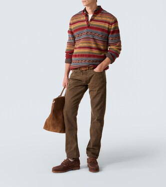Wool-blend jacquard sweater  | RRL