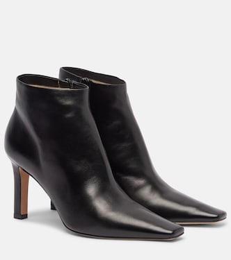 Carla 80 leather ankle boots | The Row