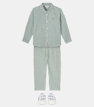 Foret checked cotton flannel shirt | Konges Sløjd