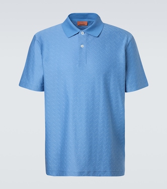 Zigzag cotton polo shirt | Missoni