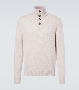 Wool and cashmere turtleneck sweater | Allude