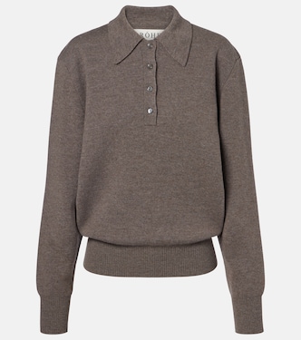 Wool and cashmere polo sweater | Róhe