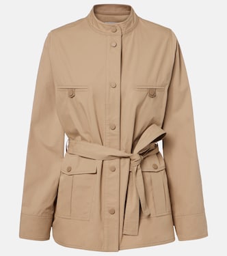 Belted cotton jacket | Yves Salomon