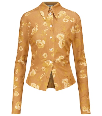 Felda floral jersey shirt | Nanushka