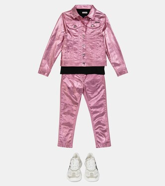 Jeans skinny en mezcla de algodón | Dolce&Gabbana Kids