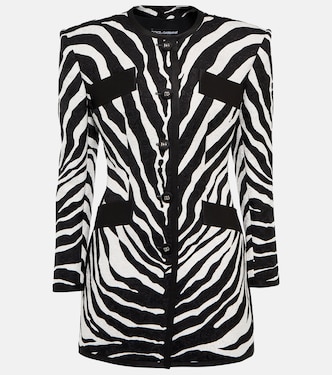 Bedruckte Jacke aus Brokat | Dolce&Gabbana