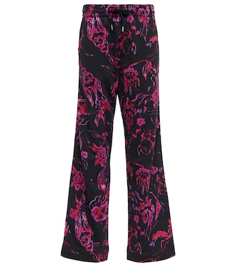 Pantalon de survêtement imprimé en coton | Dries Van Noten