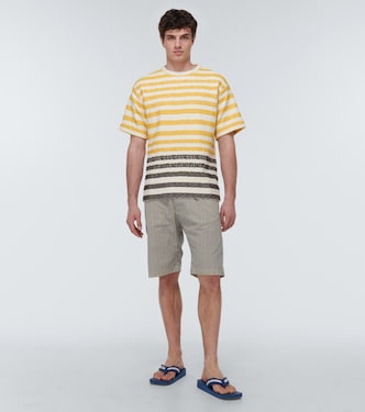 Logo striped thong sandals | Kenzo