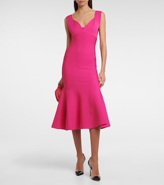 Robe midi asymétrique | Roland Mouret