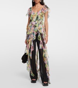 Pleated straight pants | Dries Van Noten