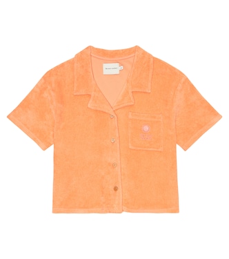 Chemise Niccolo brodée en coton éponge | The New Society