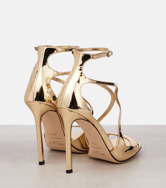 Azia 110 patent leather sandals | Jimmy Choo