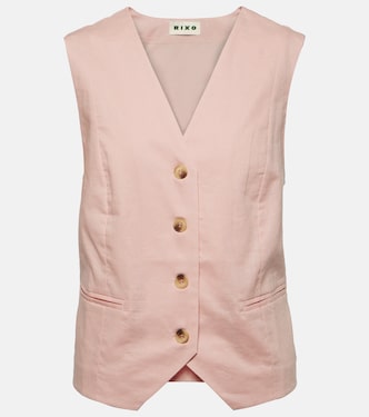 Gilet Norah in lino e cotone | Rixo