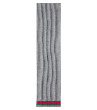 Sciarpa Web Stripe in lana | Gucci Kids