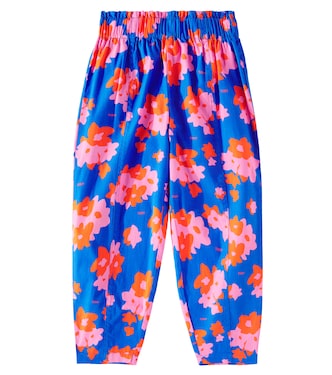 Pantalones anchos Flower de algodón | Tinycottons