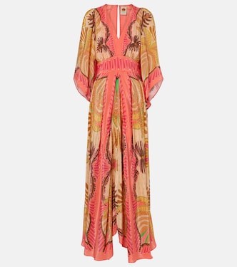 Bedrucktes Maxikleid Sand Palms Scarf | Farm Rio