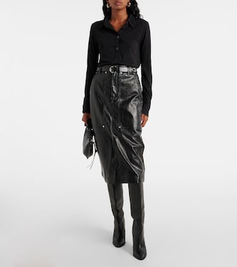 Gonna midi Angele in similpelle | Marant Etoile