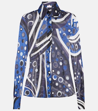 Camicia Fontane in mussola di cotone | Pucci