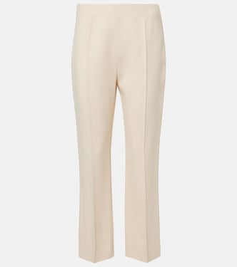 Schmale High-Rise-Hose aus Sablé | Prada
