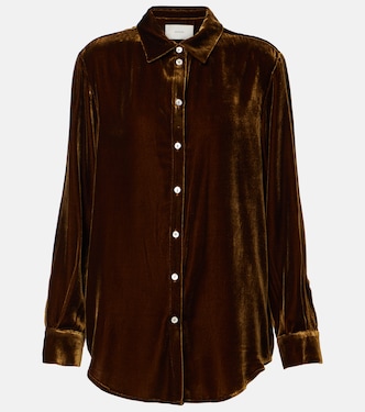 Top de pijama London de terciopelo | Asceno
