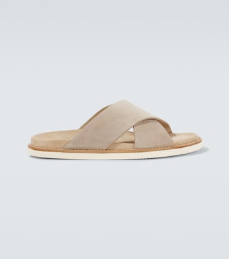 Suede sandals | Brunello Cucinelli
