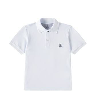 Polo in piqué di cotone | Brunello Cucinelli Kids
