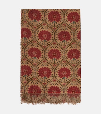 Tormento fringed linen tablecloth  | The House of Lyria