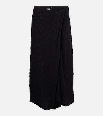 Falda midi fruncida | Dries Van Noten