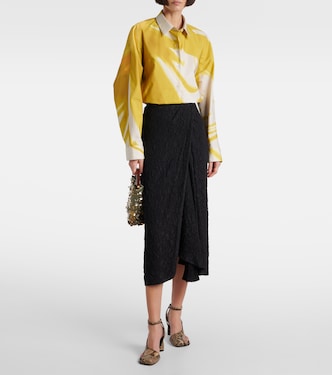 Gonna midi in jacquard | Dries Van Noten