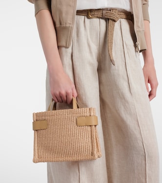 Borsa Essence Large in rafia | Brunello Cucinelli