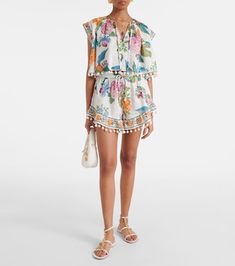 Short Sweet Bloom imprimé en coton | Farm Rio