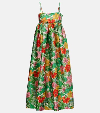 Robe longue Amelia imprimée | Alémais