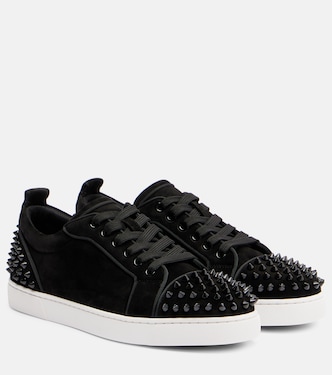 Sneakers Louise Junior Spikes aus Veloursleder | Christian Louboutin