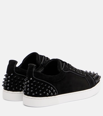 Baskets Louise Junior Spikes en daim | Christian Louboutin