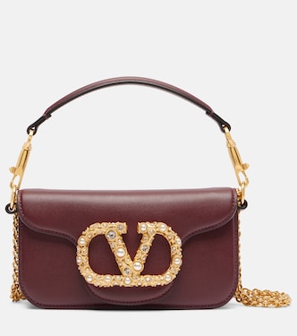 Bolso al hombro Locò Small de piel | Valentino Garavani