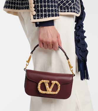 Borsa a spalla Locò Small in pelle | Valentino Garavani