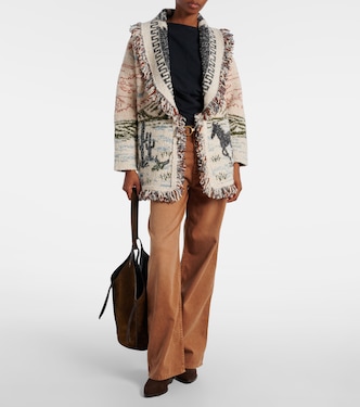 Sunset Riders wool and cotton-blend cardigan | Alanui