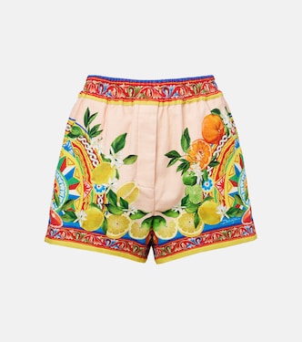  Printed cotton shorts | Dolce&Gabbana