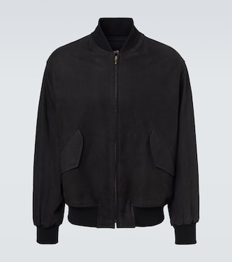 Suede blouson jacket | A.Presse