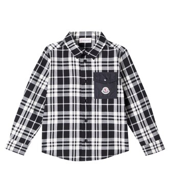 Checked cotton shirt | Moncler Enfant
