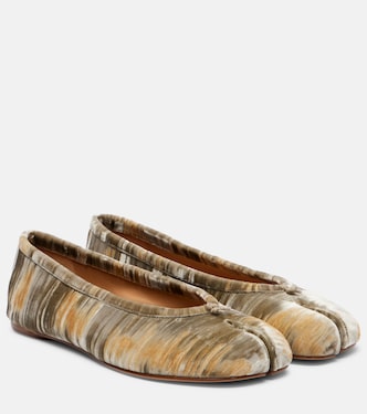 Tabi velvet ballerina flats | Maison Margiela