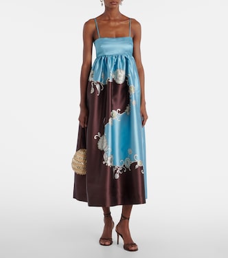 Robe longue Gia imprimée | Alémais