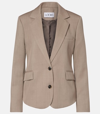 Gathered wool blazer | Loewe