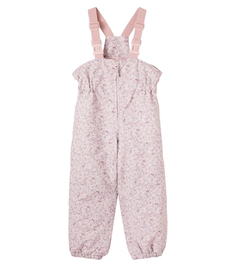 Sal floral ski overall | Wheat
